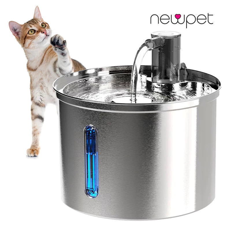 Bebedouro Para Gatos 3L Aço Inoxidável