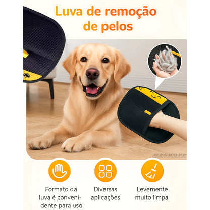 Luva Removedora de Pelos Eletrostática